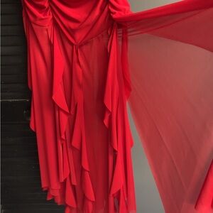 Hisense Red Strapless Dress